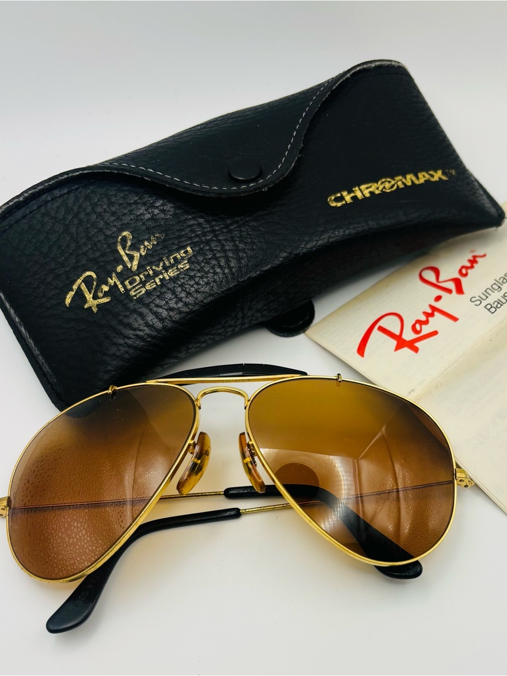 Ray-Ban size 62 Aviator B&L Chromax Sunglasses1993 Vintage | Excellent Condition